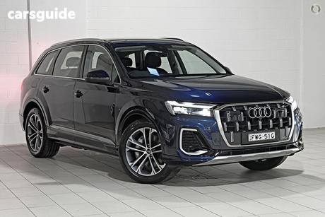 Blue 2024 Audi Q7 Wagon 45 Tdi Quattro Mhev