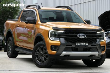 Yellow 2025 Ford Ranger Double Cab Pick Up Wildtrak 3.0 (4X4)