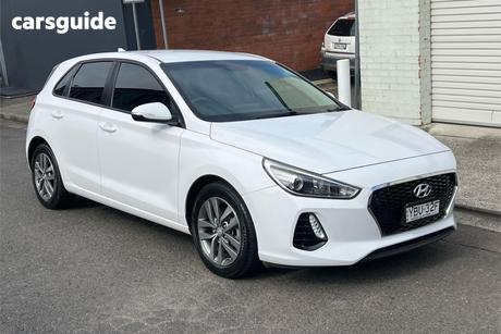 White 2017 Hyundai I30 Hatchback Active