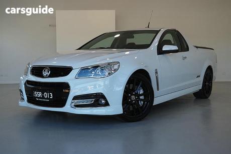White 2013 Holden UTE Utility Ss-V Redline