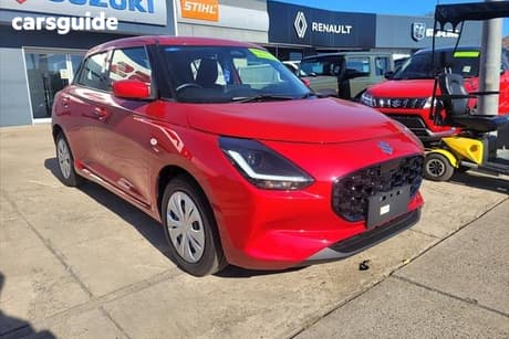Red 2024 Suzuki Swift Hatchback Hybrid