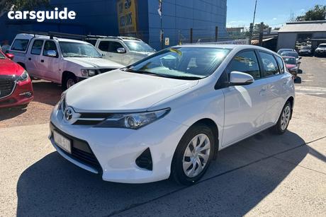 White 2012 Toyota Corolla Hatchback Ascent
