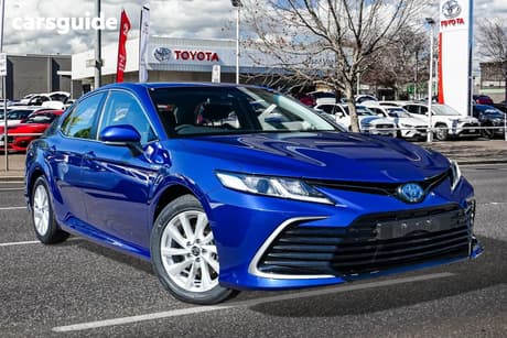 Blue 2024 Toyota Camry Sedan Ascent