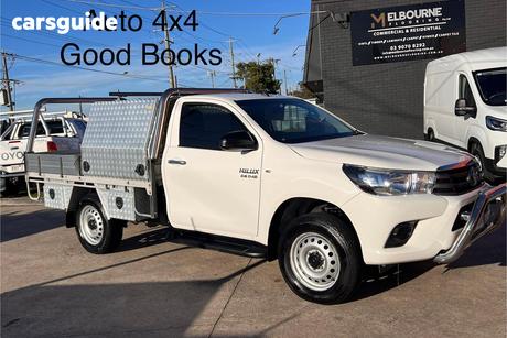 White 2016 Toyota Hilux Cab Chassis Sr (4X4)