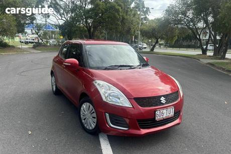 Red 2014 Suzuki Swift Hatchback Gl