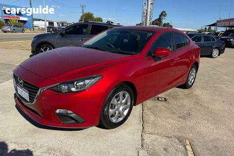 Red 2014 Mazda 3 Sedan Neo