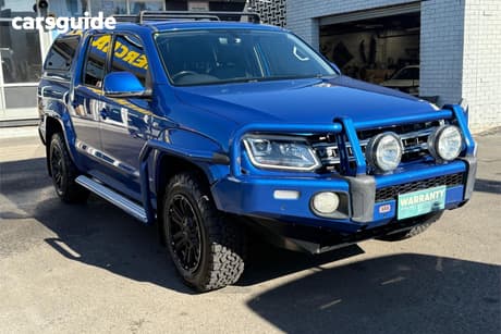 Blue 2017 Volkswagen Amarok Dual Cab Utility V6 Tdi 550 Ultimate