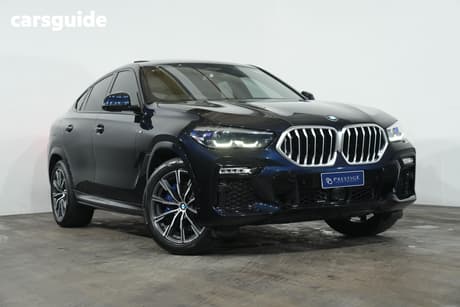 Black 2021 BMW X6 Coupe Xdrive30D M Sport