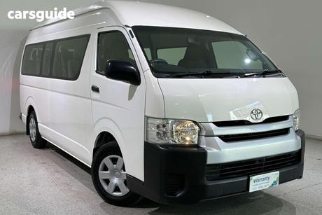 White 2019 Toyota HiAce Bus Commuter