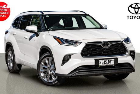 White 2024 Toyota Kluger Wagon Grande Hybrid Awd