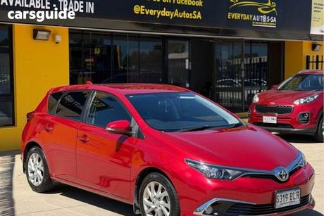 Red 2016 Toyota Corolla Hatchback Ascent Sport