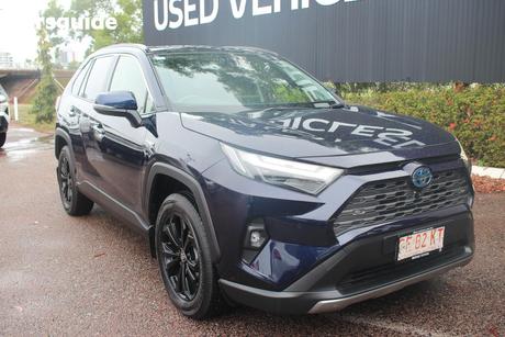 Blue 2022 Toyota RAV4 Wagon Cruiser (Awd) Hybrid