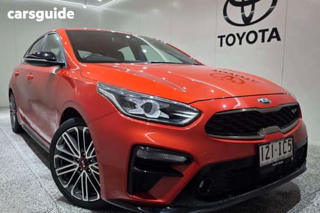 Orange 2018 Kia Cerato Hatchback Gt (Turbo)