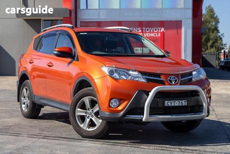 Orange 2015 Toyota RAV4 Wagon Gxl (4X4)