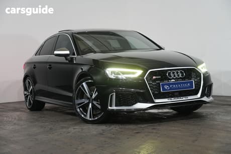 Black 2017 Audi RS3 Sedan Quattro