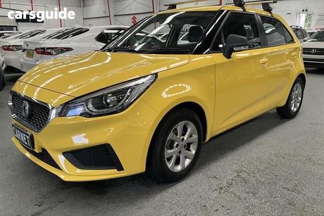 Yellow 2020 MG MG3 Hatchback Core