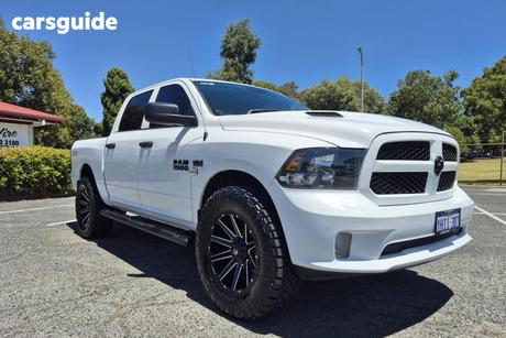 White 2020 RAM 1500 Crew Cab Utility Express (4X4)