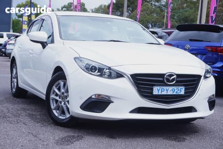 White 2016 Mazda 3 Sedan Neo