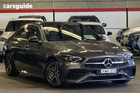 Grey 2022 Mercedes-Benz C200 Sedan Edition C Mhev