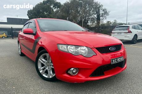 Red 2010 Ford Falcon Sedan Xr6