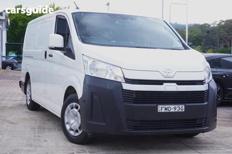 White 2021 Toyota HiAce Van Lwb