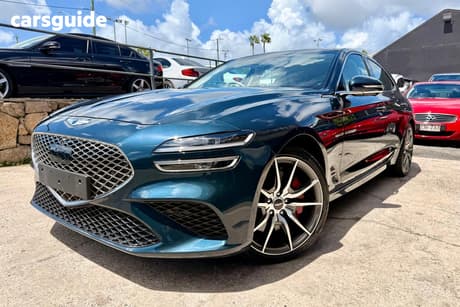 Blue 2022 Genesis G70 Sedan 2.0T