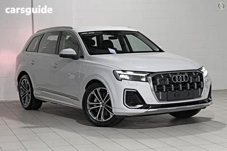 White 2024 Audi Q7 Wagon 45 Tdi Quattro Mhev