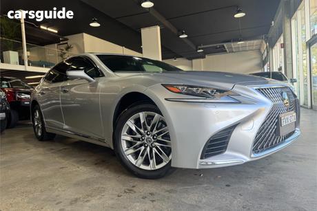 Silver 2017 Lexus LS500 Sedan Sports Luxury