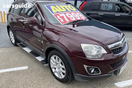Red 2012 Holden Captiva Wagon 5 (4X4)