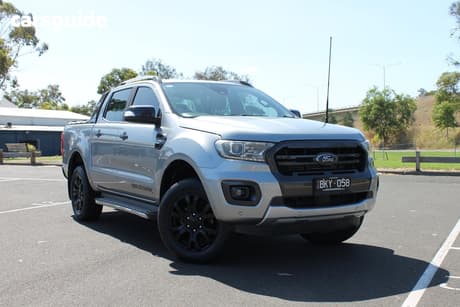 Silver 2020 Ford Ranger Double Cab Pick Up Wildtrak 2.0 (4X4)