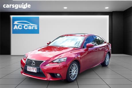 Red 2014 Lexus IS250 Sedan Luxury