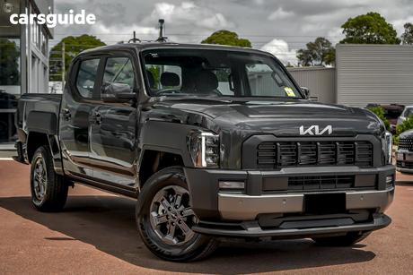 Grey 2025 Kia Tasman Double Cab Pick Up Sx (4X4) (Std) Black Fender