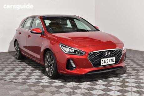 Red 2017 Hyundai I30 Hatchback Sr Premium