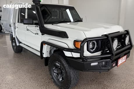 White 2023 Toyota Landcruiser Double Cab Chassis Lc79 Gxl