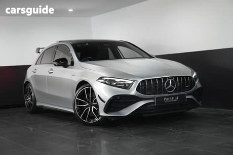 Silver 2025 Mercedes-Benz A35 Hatchback 4Matic