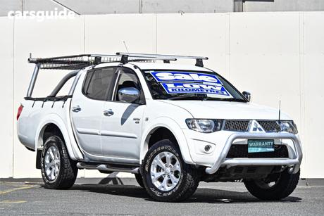 White 2012 Mitsubishi Triton Double Cab Utility Glx-R (4X4)