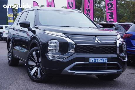 Black 2025 Mitsubishi Outlander Wagon Exceed 5 Seat (Awd)