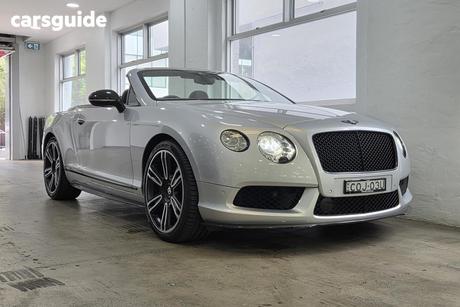 Silver 2013 Bentley Continental Convertible Gtc V8