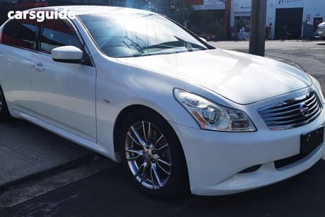 White 2009 Nissan Skyline Sedan 370Gt