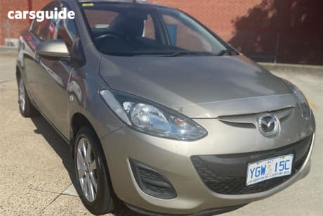 Brown 2010 Mazda 2 Sedan Maxx