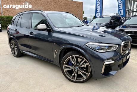 Grey 2019 BMW X5 Wagon M50D