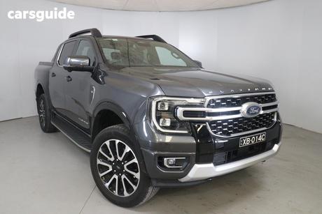 Grey 2023 Ford Ranger Double Cab Pick Up Platinum 3.0 (4X4)