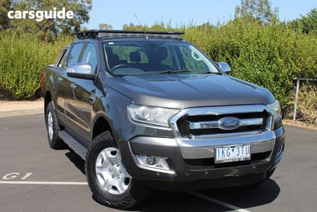 Grey 2017 Ford Ranger Dual Cab Utility Xlt 3.2 (4X4)