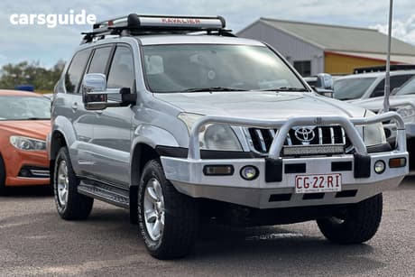 Silver 2007 Toyota Landcruiser Prado Wagon Gxl (4X4)