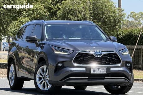 Grey 2022 Toyota Kluger Wagon Grande Hybrid Awd