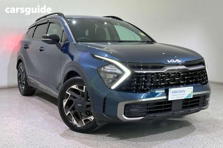 Blue 2022 Kia Sportage Wagon Sx+ (Fwd)