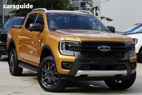 Yellow 2022 Ford Ranger Double Cab Pick Up Wildtrak 3.0 (4X4)