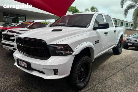 White 2023 RAM 1500 Crew Cab Utility Express