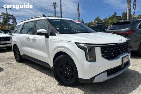 White 2024 Kia Carnival Wagon S