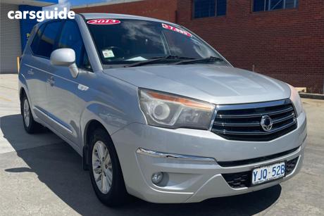 Silver 2013 Ssangyong Stavic Wagon